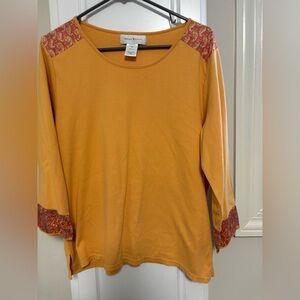 Susan Bristol top ladies long sleeve size xl